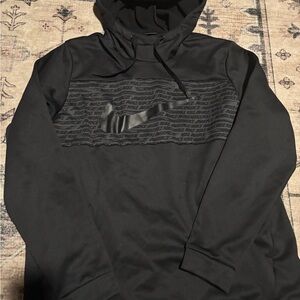 Men’s Nike Black Pullover Hoodie with Logo Panel